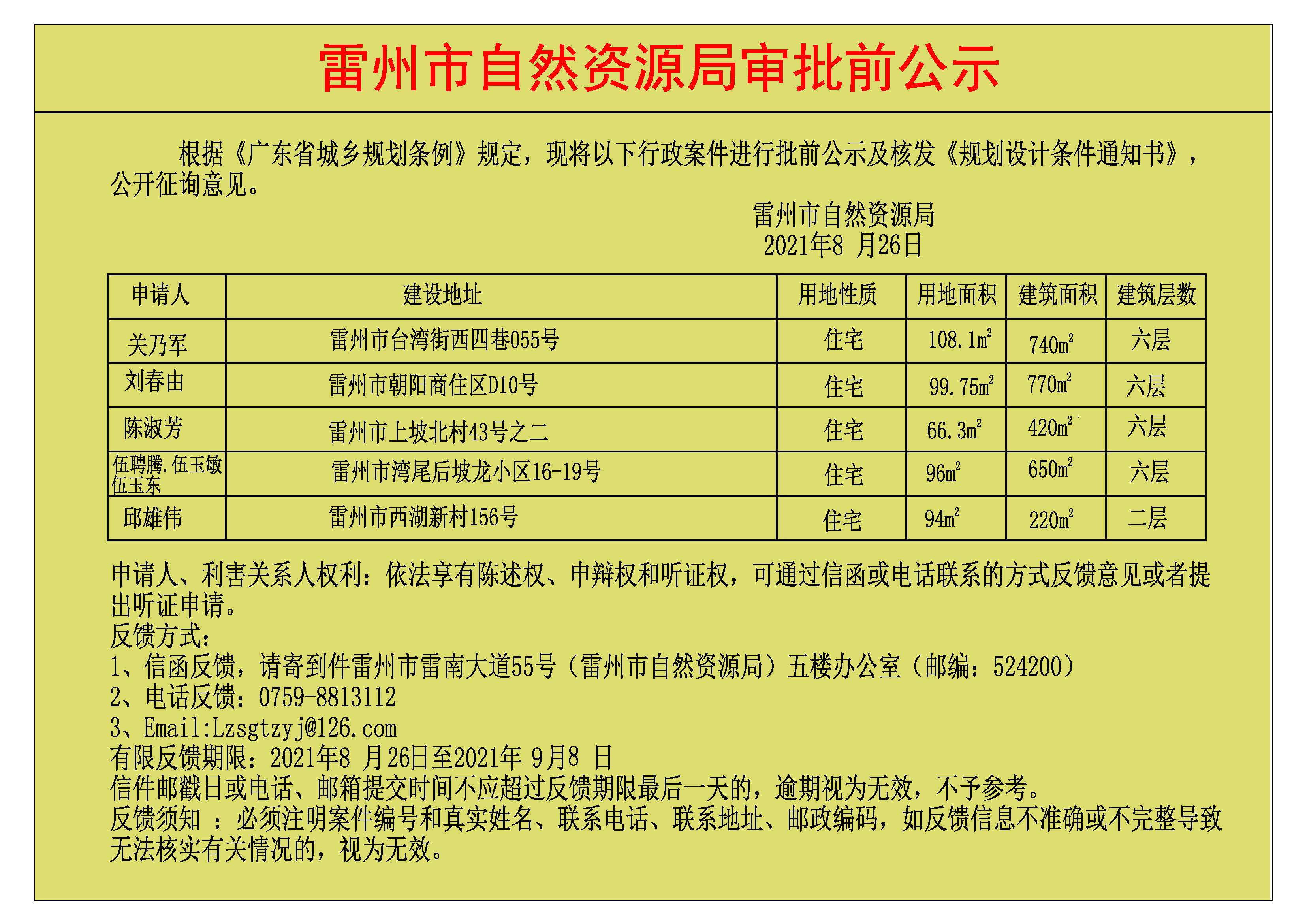 關(guān)于核發(fā)關(guān)乃軍、劉春由、陳淑芳、伍聘騰、伍玉敏、伍玉東、邱雄偉《建設(shè)工程規(guī)劃許可證》的公示 (2).jpg