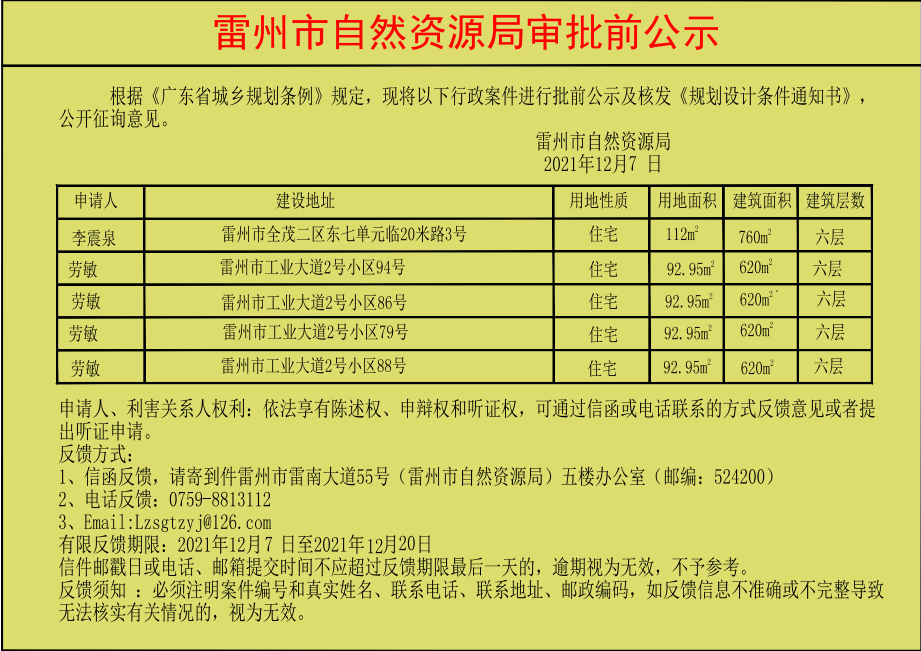 關(guān)于李震泉.勞敏.勞敏.勞敏.勞敏批前公示及核發(fā)《規(guī)劃設(shè)計(jì)條件通知書》.jpg