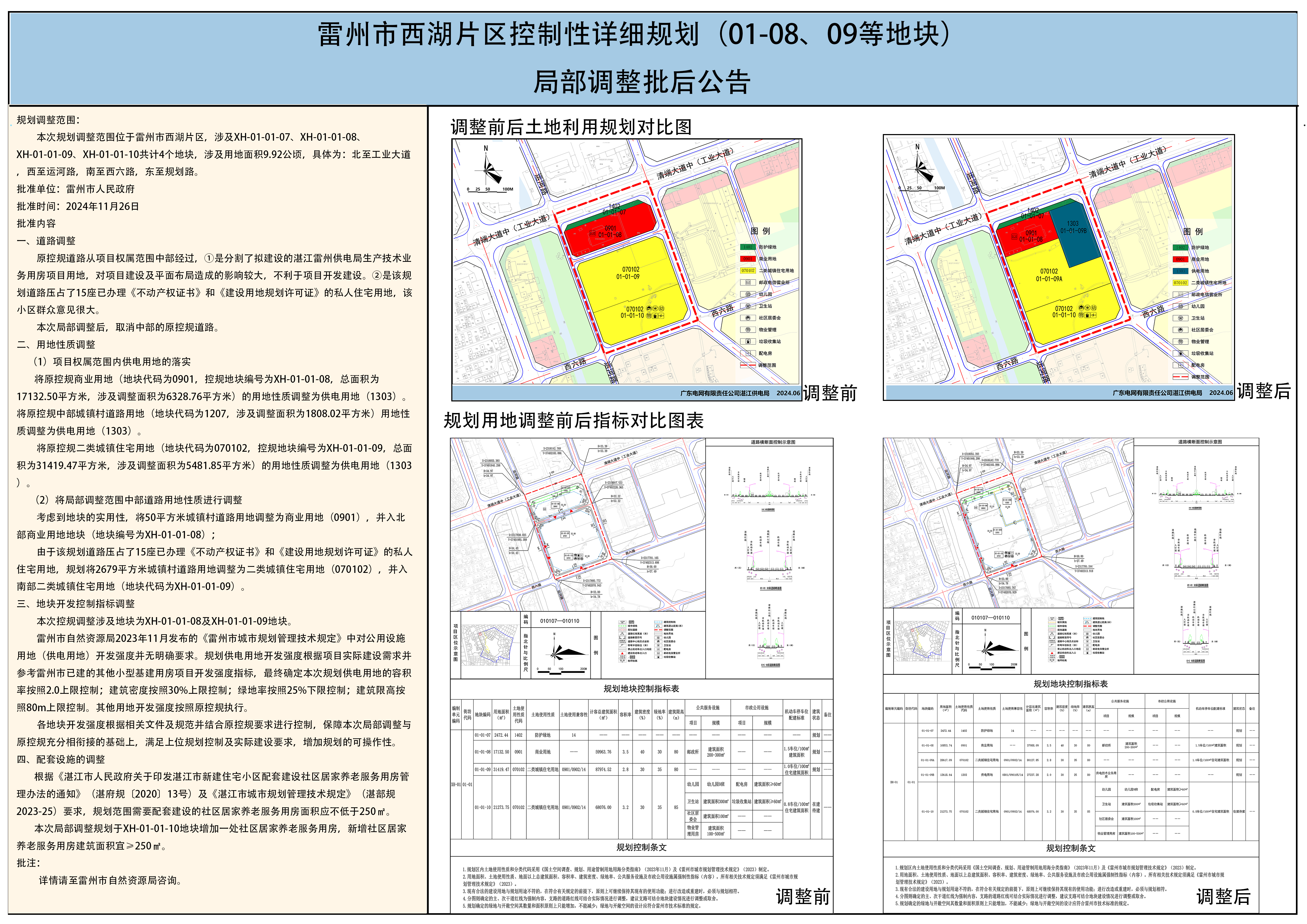 雷州市西湖片區(qū)控制性詳細(xì)規(guī)劃（01-08、09等地塊）局部調(diào)整必要性論證及調(diào)整方案批后公告.png