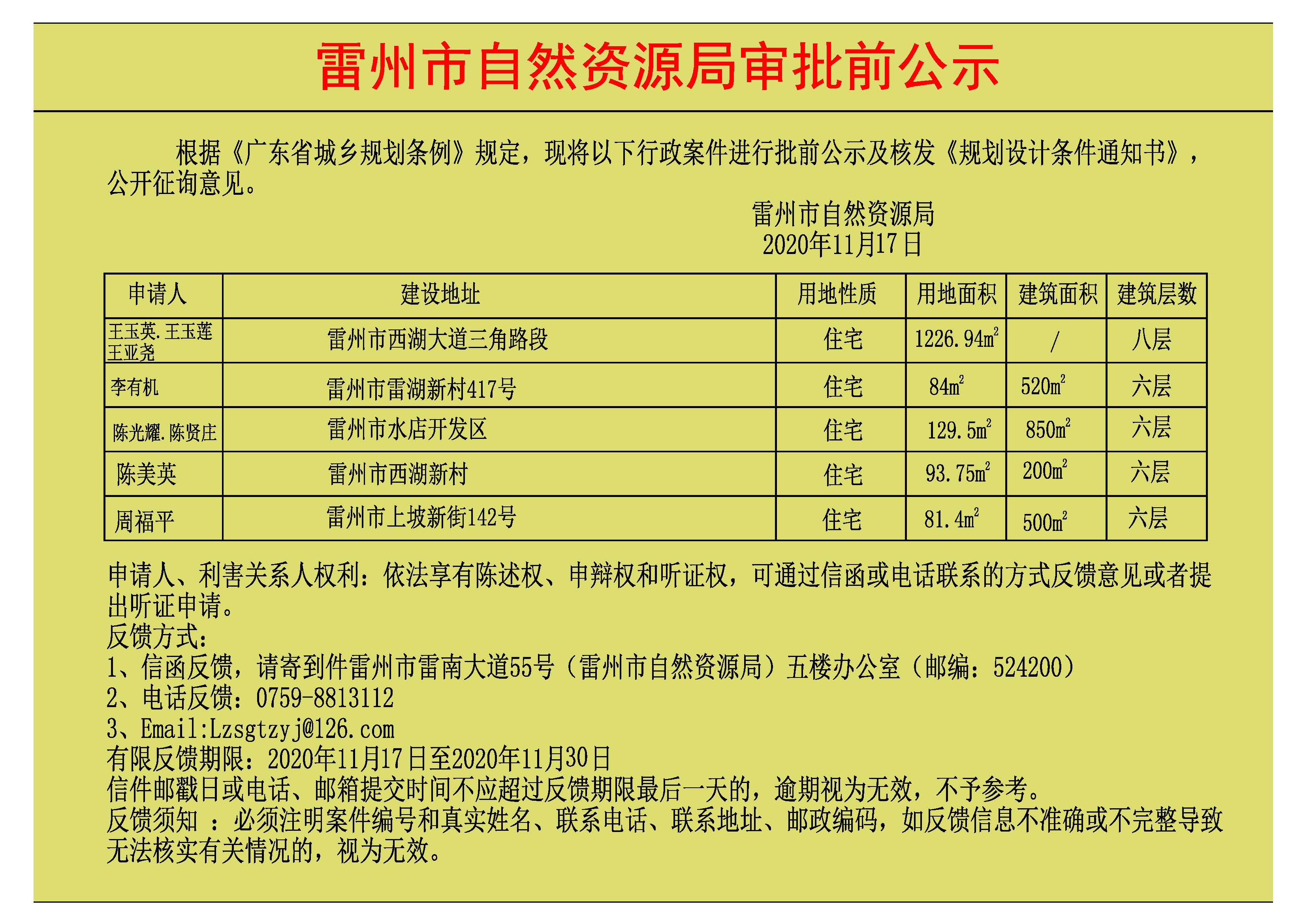 關(guān)于王玉英.王玉蓮.王亞堯.李有機(jī).陳光耀..陳賢莊.陳美英.周福平批前公示及核發(fā)《規(guī)劃設(shè)計條件通知書》.jpg