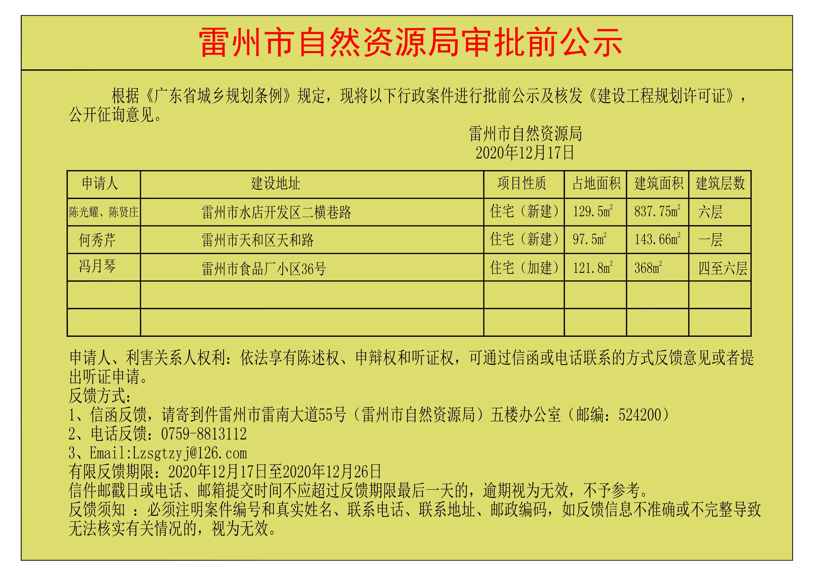 關(guān)于核發(fā)陳光耀、陳賢莊；何秀芹；馮月琴《建設(shè)工程規(guī)劃許可證》的公示.jpg